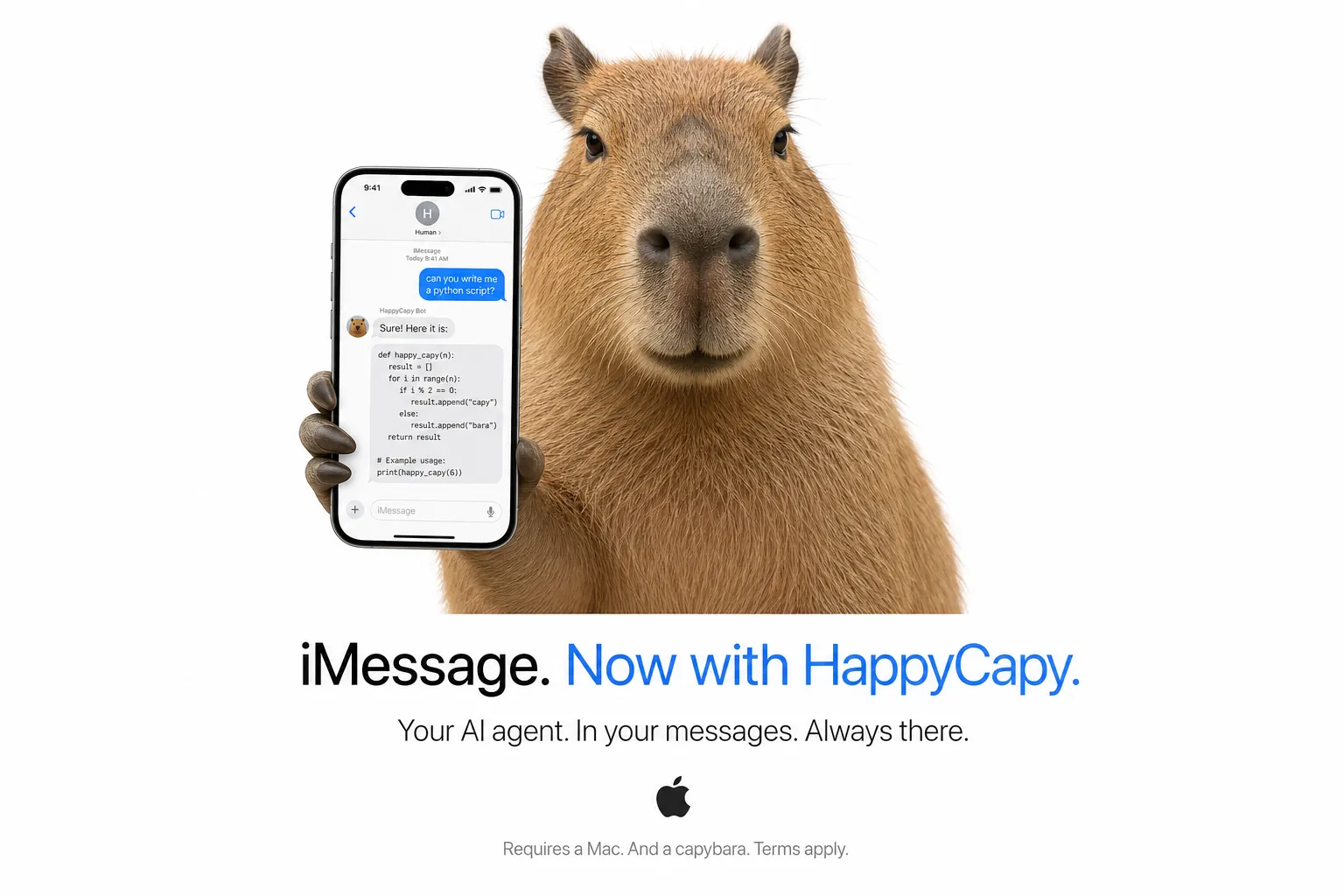 How to Connect HappyCapy to iMessage: A Full AI Agent in Apple Messages